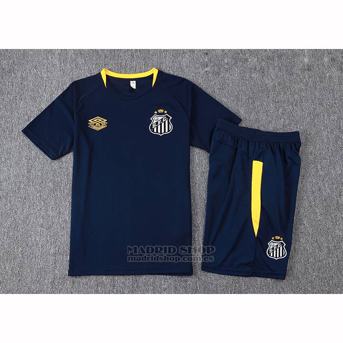 Chandal del Santos Manga Corta 2025-2026 Azul - Pantalon Corto